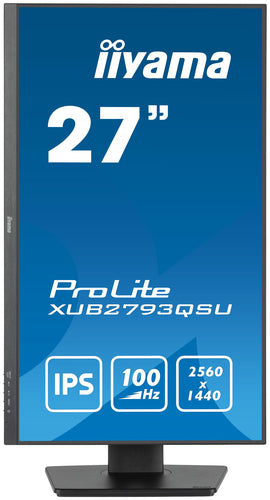 iiyama ProLite XUB2793QSU-B6 LED display 68.6 cm (27 iiyama ProLite XUB2793QSU-B6 LED display 68.6 cm (27